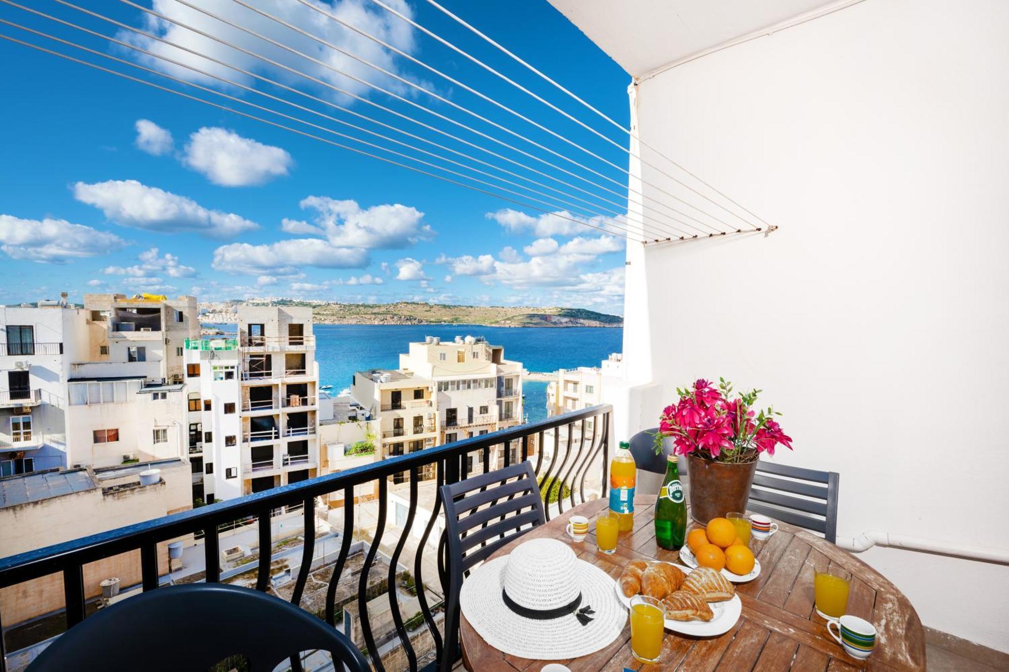 Seashells Apartments With Terrace, Just Off The Seafront In Bugibba - By Getawaysmalta خليج سانت بول المظهر الخارجي الصورة